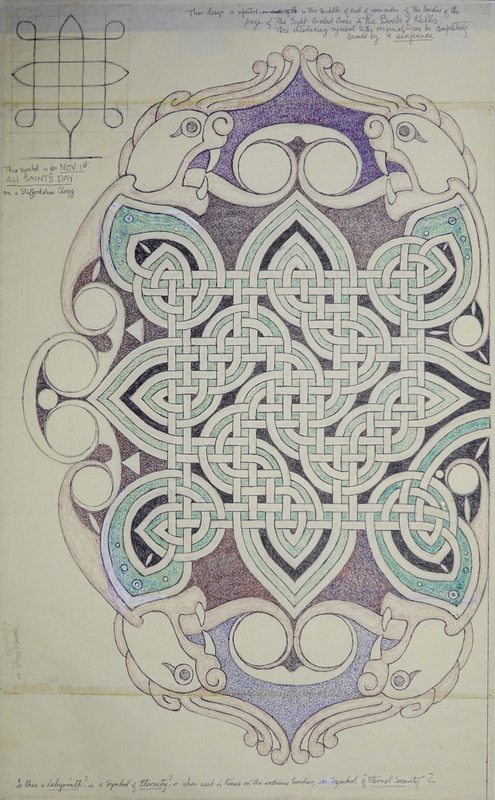 George Bain Drawing - Broader Detail.