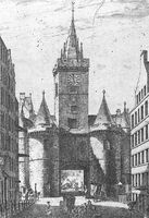 Netherbow Port before 1764 by Unknown is licensed under PDM