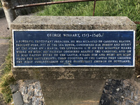 Plaque at the Castle by Jessica McClure is licensed under PDM