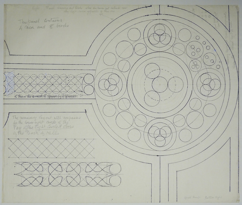 George Bain Drawing  - Spiral Group from the Eight Circled Cross.